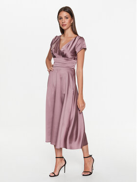 Swing Swing Kokteilinė suknelė 5AE05200 Violetinė Regular Fit