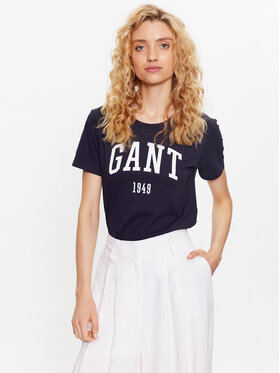 Gant Gant T-Shirt Logo 4200670 Dunkelblau Regular Fit