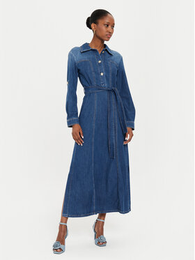 Marella Marella Vestito di jeans Ada 2423226014 Blu scuro Regular Fit
