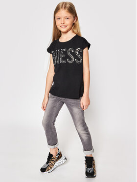 Guess Guess Тишърт J1RI34 K6YW1 Черен Regular Fit
