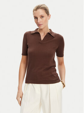 Weekend Max Mara Weekend Max Mara Polo Roncolo 2525366071 Brązowy Regular Fit