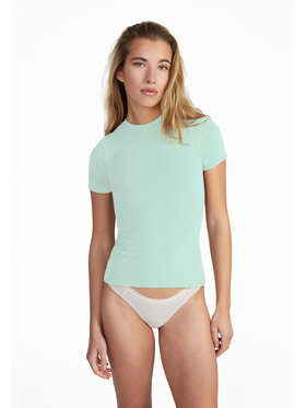 Style Republic Style Republic T-Shirt Shortsleeve Basic Zielony jasny Curvy Fit