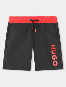 HUGO Hugo Σορτς κολύμβησης G00002 D Μαύρο Regular Fit