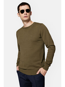 Lancerto Lancerto Sweter Tony SW073223000078 Zielony Regular Fit