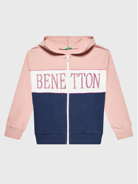 United Colors Of Benetton United Colors Of Benetton Majica dugih rukava 3GNSC501C Ružičasta Regular Fit