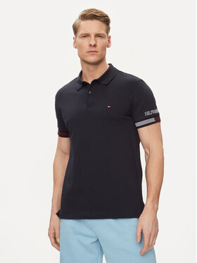 Tommy Hilfiger Tommy Hilfiger Polo Flag MW0MW34780 Tamnoplava Slim Fit
