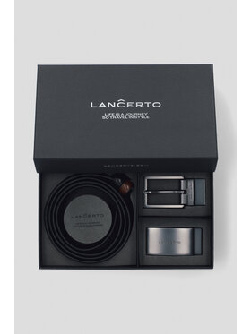 Lancerto Lancerto Pasek Męski Joaquin PS073224000002 Czarny