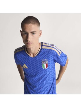 adidas adidas Koszulka techniczna 161190 Błękitny Slim Fit