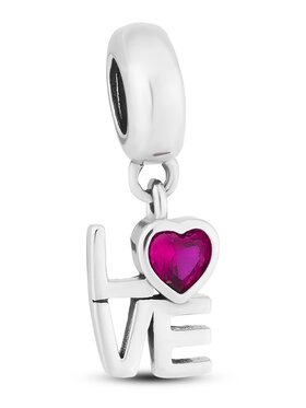 Peterson Peterson Charms CHW-002-LOVE Srebrny