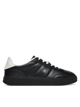 Tommy Hilfiger Tommy Hilfiger Sportcipők Th Heritage Shiny Sneaker FW0FW09179 Fekete