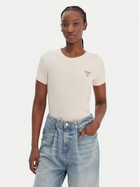 Guess Guess T-Shirt W2YI44 J1314 Πορτοκαλί Regular Fit