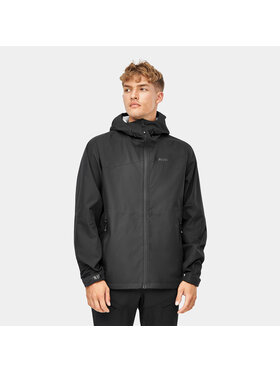 Alpinus Alpinus Kurtka przeciwdeszczowa Carniche 15K Czarny Regular Fit