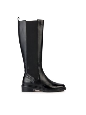 Geox Geox Čizme ispod koljena D Walk Pleasure D36TGH 04948 C9999 Crna