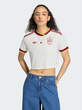 adidas adidas Koszulka techniczna 162254 Biały Regular Fit