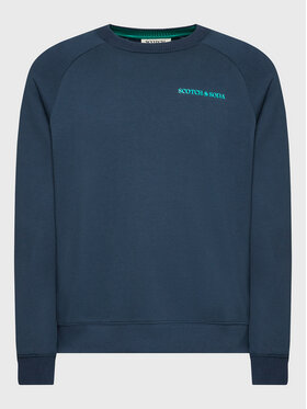 Scotch & Soda Scotch & Soda Pulóver Unisex 169323 Sötétkék Regular Fit