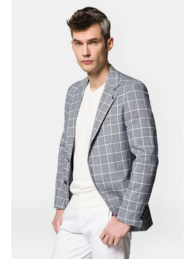 Lancerto Lancerto Marynarka Columbia MA131123000012.MIXCOLOR Szary Slim Fit