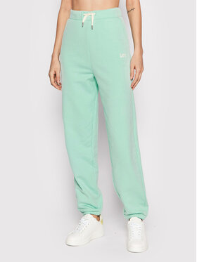 Lee Lee Spodnie dresowe L32MLJ40 112320634 Zielony Relaxed Fit