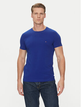 Tommy Hilfiger Tommy Hilfiger T-Shirt MW0MW10800 Modrá Slim Fit