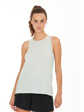 Athlecia Athlecia Koszulka techniczna Mota W Slub Top Zielony Regular Fit