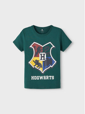 NAME IT NAME IT Tricou HARRY POTTER 13210594 Verde Regular Fit