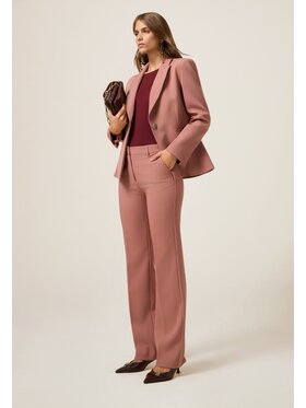 Oltre Oltre Pantaloni di tessuto P065R008988N006 Rosa Regular Fit