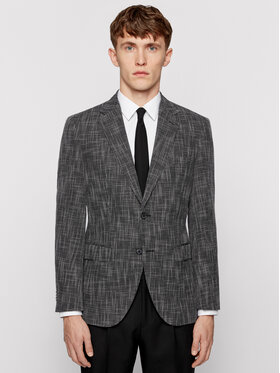 BOSS Boss Marynarka Jestor7 50450510 Szary Regular Fit