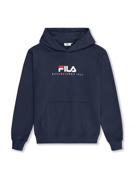 Fila Fila Mikina Valsera regular logo hoodie Tmavomodrá Regular Fit