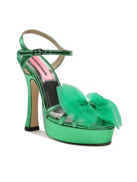 Custommade Custommade Sandali Arlina Metallic Bow 999624047 Zelena
