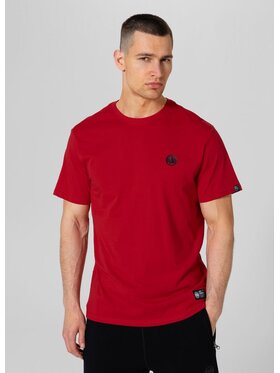 PITBULL PITBULL T-Shirt Koszulka Czerwony Regular Fit