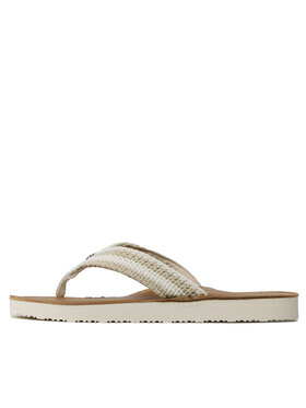Tommy Hilfiger Tommy Hilfiger Japonki Feminne Crochet Flip Flop FW0FW07261 Écru