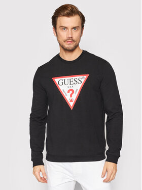 Guess Guess Mikina M2YQ37 K6ZS1 Čierna Regular Fit
