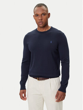 Polo Ralph Lauren Polo Ralph Lauren Džemper Ls Sf Cn Pp 710684957001 Tamnoplava Slim Fit