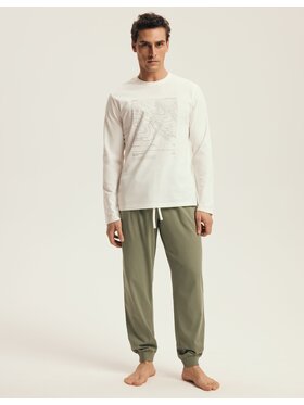 Henderson Henderson Piżama 43464 Zielony Regular Fit