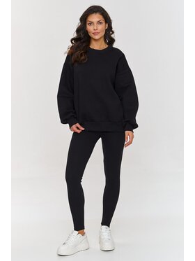 Makadamia Makadamia Dres A1 Czarny Loose Fit