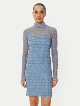 HUGO HUGO Rochie de zi Noella 50534704 Albastru Slim Fit