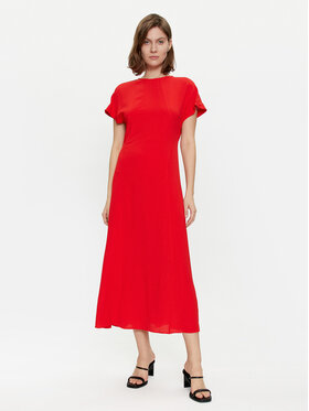 Tommy Hilfiger Tommy Hilfiger Vsakodnevna obleka WW0WW41869 Rdeča Relaxed Fit