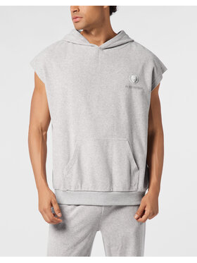 Plein Sport Plein Sport Gilet 24051 Grigio Straight Fit
