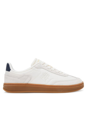 Tommy Hilfiger Tommy Hilfiger Laisvalaikio batai Th Heritage Sneaker FW0FW08643 Balta