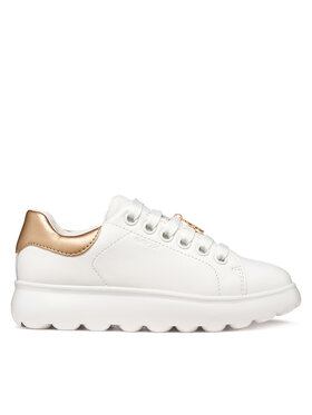 Geox Geox Sneakersy J Puffypop Girl J65MRA 00085 C1Z8W D Bílá