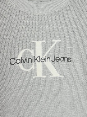 Calvin Klein Jeans Pulover IG0IG02647 Siva Regular Fit