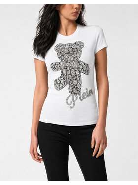 PHILIPP PLEIN PHILIPP PLEIN T-shirt 31070 Bianco Skin Tight Fit