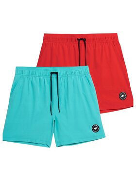 4F 4F Plážové šortky 2P--SS-FWSS24UBDSM123-90S Farebná Regular Fit