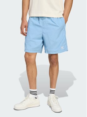 adidas adidas Szorty materiałowe 152181 Błękitny Regular Fit