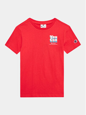 Champion Champion Tricou 306374 Roșu Regular Fit