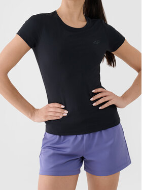 4F 4F T-Shirt 4FWAW26TFTSF2325-20S Czarny Active Fit