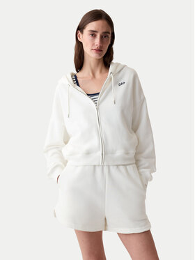Gap Gap Mikina 883566-09 Bílá Regular Fit