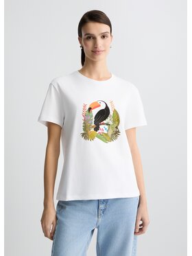 Liu Jo Liu Jo T-shirt WA5230JS904M9671 Bianco Regular Fit