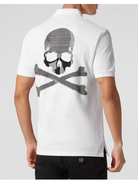 PHILIPP PLEIN PHILIPP PLEIN Polo 2527 Biały Slim Fit