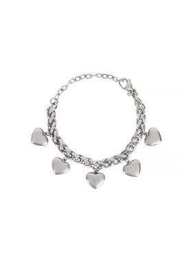 Breil Breil Bransoletka HEART TO HEART Srebrny