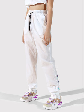 Togoshi Togoshi Παντελόνι φόρμας Unisex TG22-SPU001 Λευκό Relaxed Fit